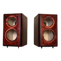 Craftsmen Customized One Pair 4 Inch Two-Way Empty Birch Plywood Speaker Cabinet Box Bass Reflex Acoustic Bookshelf HIFI DIY