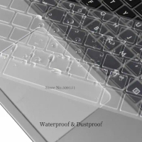 For 12.3 inch Google Pixelbook Chromebook Ultra Clear TPU Keyboard Cover Touch-Screen Chromebook Keyboard Skin US Layout