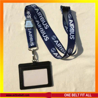 New Airbus Lanyard with ID Card Holder Double Layer Two Decks Personality Unique Gift