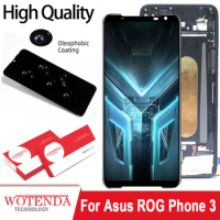 6.59''AMOLED Display For Asus ROG Phone 3 LCD Touch Panel For ROG 3 ASUS_I003D Digitizer Assembly Replacement