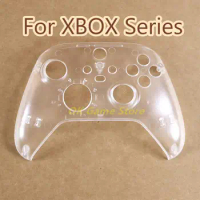 1pc Clear Front Cover Shell for Xbox Series X S Transparent Top housing Case Cover faceplate for xbox s x game controller