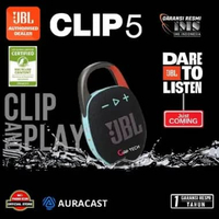 JBL Clip 5 Successor Clip 4 Ultra-Portable Waterproof Speaker Original BLACK ORANGE