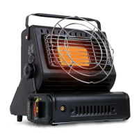 1300W Gas Heater Dual-use Camping Heater Portable Gas Oven for Heating Cooking