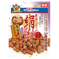 【Doggy Man】犬用絹紗牛肉方塊 100g(狗零食)