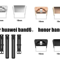 100Pair Connector Watch Adapter For Huawei Honor Band 6 Smart Watch Metal Connector Repair Tool For Honor Band 6 Accessories