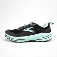 Brooks Cascadia 16 [1203631D049] 女 慢跑鞋 運動 路跑 越野 寬楦 透氣 黑 淺綠