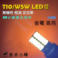 T10 LED W5W/T10小燈 解碼高亮 T10室內燈 方向燈 閱讀燈 車牌燈 行車燈 4014 24SMD【現貨】