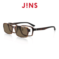 【JINS】 Switch 磁吸式兩用眼鏡-偏光前片(AMRF20S197)木紋棕