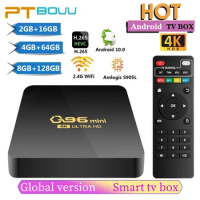 Smart TV Box TV Box S 4K Ultra HD Android TV HDR 2GB 8GB WiFi DTS Multi Language Smart Mi Box S Media Player Smart TV For Xiaomi