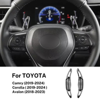 aimey ABS สำหรับ TOYOTA Camry Corolla 2019-2024 Avalon 2018-2023 อุปกรณ์ตกแต่งครอบคันเกียร์พวงมาลัยร