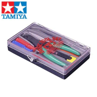 日本田宮TAMIYA基本模型工具組74016(6件組,含斜口鉗.一字起子.十字起子.銼刀.鑷子.美工刀)