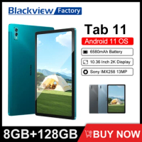Blackview Tab 11 8GB+128GB Tablet Android 11 Widevine 6580mAh Tablets PC Dual Wifi 10.36 Inch 2000x1200 2K Display Octa Core