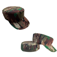 Topi Komando NKRI Terbaru dari Bahan Kain Velbed Loreng