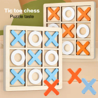 เกมปาร์ตี้ของเล่น, ชุด 3 ชิ้น, เกมกระดาน Tic Tac Toe, เกมกระดานครอบครัวคลาสสิก, เหมาะสำหรับเด็ก, ของ