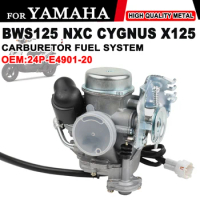 Motorcycle Engine Carburetor Carb For Yamaha BWS125 BWS125X YW125X CKV Caliber 26mm Carburador Scooter OEM 24P-E4901-20 Parts