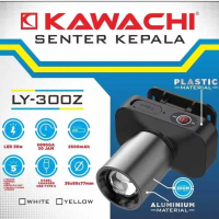 SENTER KEPALA LED ZOOM KAWACHI LY-300Z 30 WATT - CAHAYA SUPER TERANG - JARAK JAUH LASER - ALUMINIUM 