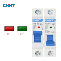 CHNT NXB-63 Miniature circuit breaker MCB 6kA type D 1P 220V 230 V 240V 1A 2A 3A 4A 6A 10A 16A 20A 2