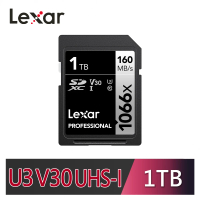 【Lexar 雷克沙】Professional 1066x SDXC UHS-I 1TB記憶卡