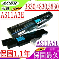 ACER AS11A3E 3830 4830 5830 電池(保固更長)-宏碁 3830T 4830T 5830T 3830TG 4830TG AS11A5E 5830TG AS11A3E 3ICR1