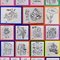 Sterofoam lukis atau gambar Isi 20 pcs 33x50 / Lukis Sterofom / Styrofoam Melukis / Gabus Lukis Term