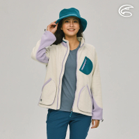【ADISI】女Soft Checker刷毛輕防風保暖外套AJ2221038(格紋 抗靜電 吸濕快乾 彈性 刷毛外套 機能 休閒)