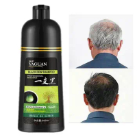 Black Hair Dye Shampoo Herbal Long Lasting Color Shampoo Water Formula Ast Acting Dye Shampoo Gray Hair Hair Coloring Shampoo