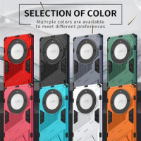 For Honor X9A 5G Case Honor X9A Cover 6.67 inch Punk armor Shockproof Hard Rubber Bracket Bumper For Honor X9A Fundas
