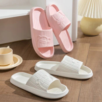 New Summer Lithe Cosy Non-slip Flip-flop Couple Style Sandals For Women And Men Slides Shoes Ladies' Home Indoor Slippers