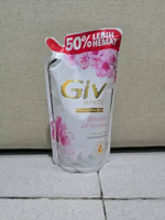 Sabun Mandi Cair Giv Mulberry Collagen Sakura Pearl 800m - Liquid Soap Smooth Glow Flawless SakuraPe