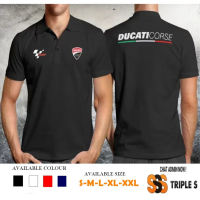 Murah POLO SHIRT DUCATI CORSE MOTOGP KAOS KERAH MOTOGP RACING Low