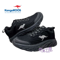 KangaROOS美國袋鼠鞋 男鞋 ADVANTURE 越野機能 透氣 慢跑鞋 運動鞋 [KM21480] 黑【巷子屋】
