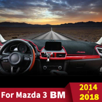 For Mazda 3 BM Axela 2014 2015 2016 2017 2018 Car Dashboard Cover Mat Sun Shade Pad Instrument Panel Carpets Anti-UV Accessories
