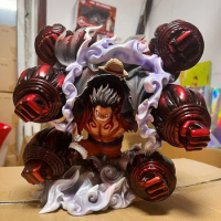 Anime One Piece Luffy Figures Monkey D. Luffy Gear 4 Action Figure Sky Painting PVC Statue Collection Model Toys Decoration Gift