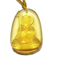 十方佛教文物 地藏王菩薩 琉璃水晶項鍊(吉祥圓滿)