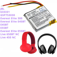 Cameron Sino 610mAh Wireless Headset Battery for JBL E45BT, Everest Elite 300, E45BT, E55BT, E55BT Li-Polymer 3.70V 610mAh