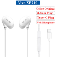 Original Official New Vivo XE710 Wired Earphone HiFi sport Headphones with mic for Vivo X9plus X20 X21 X23 Nex smartphones