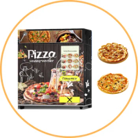 Fully Automatic Pizza Stands Food Kiosk Mobile Restaurant Hot Food Meals Pizza Vending Machine with Microwave