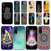 funda Mandala Chakra Insist Yoga Phone cover For vivo V21E V23E Y30 V27E 5G Y35 Y31 Y11S Y20S 2021 Y21S Y33S Y53S Cases coque
