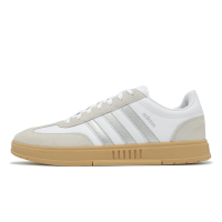 adidas 休閒鞋 Gradas 男鞋 白 灰 銀 拼接 麂皮 膠底 復古 愛迪達 ID6127