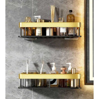 PEISI Rak Gantung Kamar Mandi Bathroom Organizer Rack Aluminium SH242 Rak Kamar Mandi Aesthetic Kota