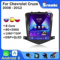 For Chevrolet Cruze 2008-2012 9.7" 2 Din Screen Carplay Android 12 Car Radio Multimedia Video Player Navigaion Head Unit Stereo