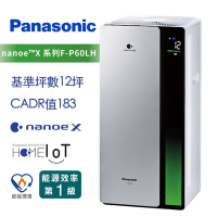 【限時特賣】Panasonic 國際牌 12坪nanoeX空氣清淨機(F-P60LH)