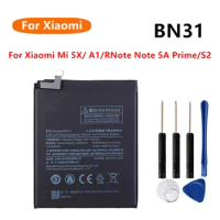 BN31 Replacement Battery For Xiaomi Mi 5X Mi5X A1 MiA1 Redmi Note 5A Redmi Y1 Lite S2 Y2 Phone Batteries 3080mAh + Tools