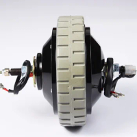 Electric wheel hub motor,Electric bike motor, electric brush DC hub motor 6 inch 75W 24V Removable hub motor