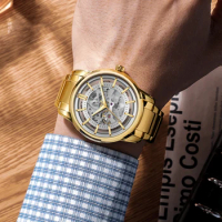 2023 Ochstin Wristwatch Luminous Hands Men Mechanical Watches Fashion Skeleton Transparent Luxury Watch Automatic Orient Clock