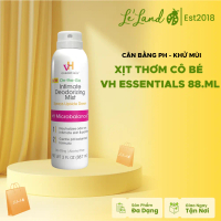 Xịt khử mùi cô bé vH essentials Feminine Spray 88.7ml không chứa cồn, và an toàn cho da nhạy cảm