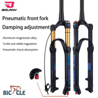 BOLANY Mountain Bike Front Fork Shock Absorber Rebound Adjustment Accessories Bicycle Accessory 26 27.5 29 Pneumatic Front Fork