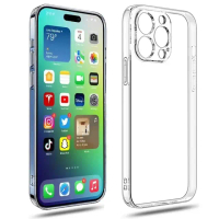 Soft Case for iPhone 16 15 14 13 Pro Max Plus Ultra Clear