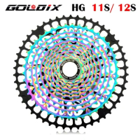 GOLDIX MTB Cassette 11/12 Speed Ultra Light CNC One Piece Bicycle Parts for SHIMANO HG M6100 7100 8100 DEORE XT freewheel