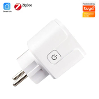Tuya ZigBee Smart Plug 16A Adapter Power Monitor Timer Socket Remote Control Wireless Outlet for Alexa Google Home Assistant HUB